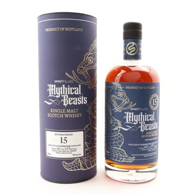 Glenrothes Mythical Beasts 15 Year Old, Sherry Cask, Cask #6155, Spiritfilled, 55% whisky bottle