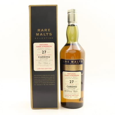Rare Malts Cardhu 1973 27 Year Old