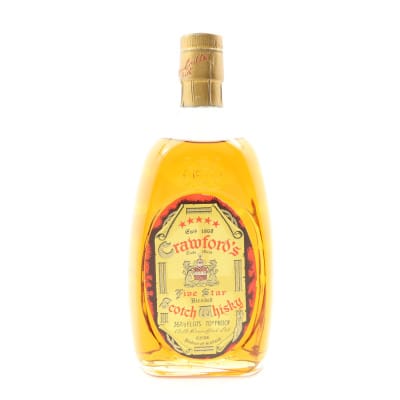 Crawford's Five Star Blended Scotch Whisky, 40%, 75.8cl whisky bottle