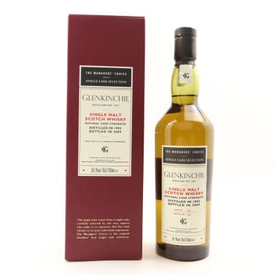 Glenkinchie The Manager's Choice 17 Year Old, Oak Cask, Cask #502, 2009, 58.1% whisky bottle