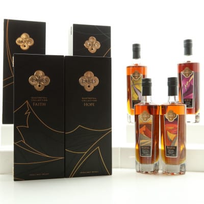 The Lakes Distillery Quatrefoil Collection Faith, Hope, Luck & Love 4 x 70cl
