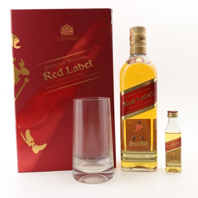 Johnnie Walker Red Label Gifts Set with Glass & Mini