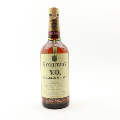 Seagram’s VO 6 Year Old Canadian Whisky 1972 Bottling One Quart