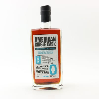 Blinking Owl 2018 5 Year Old American Single Malt American Single Cask #0002 75cl