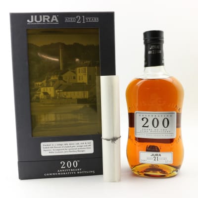 Jura 200th Anniversary 21 Year Old, Sherry Cask, 2010, 44%