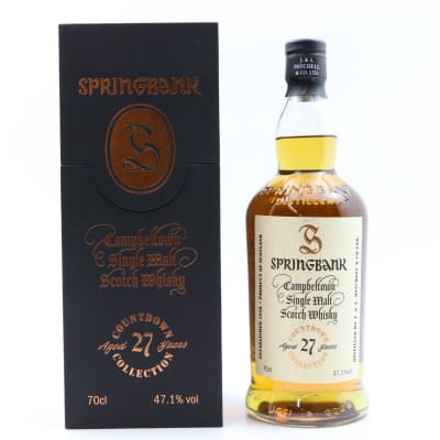 Springbank 27 Year Old Countdown Collection