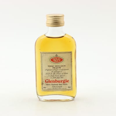 Glenburgie 1948 & 1961 Royal Marriage Gordon & MacPhail Mini 5cl