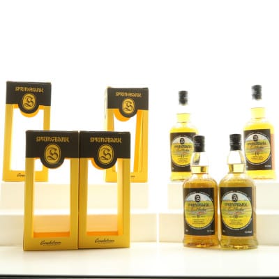 Springbank 11,16,10 & 9 Year Old Local Barley 4 x 70cl
