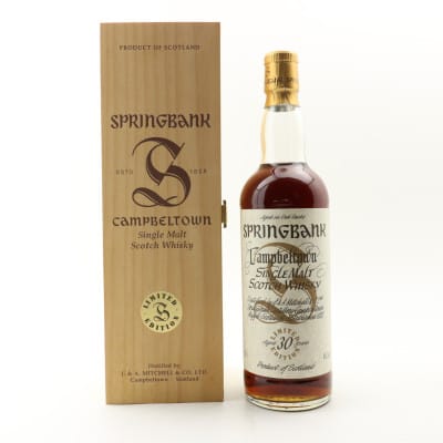 Springbank 30 Year Old Millennium Collection