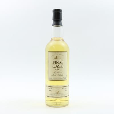 Brora First Cask 21 Year Old, Oak Cask, Cask #276, 1982, Direct Wines, 46% whisky bottle