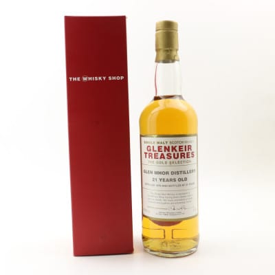 Glen Mhor Glenkeir Treasures The Gold Selection 21 Year Old, 1976, The Whisky Shop, 43% whisky bottle