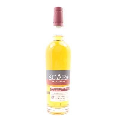 Scapa The Orcadian Vintage Edition 20 Year Old, American Oak Cask, 2025, 52.2% whisky bottle