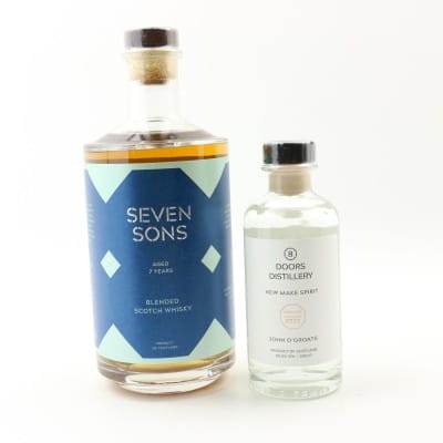 Seven Sons 7 Year Old Blend & 8 Doors New Make Spirit 1 x 70cl & 1 x 20cl