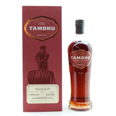 Tamdhu 2003 Single Cask #5986 Selected By The Tamdhu Dedication Society