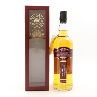 Dumbarton (Inverleven) 1987 27 Year Old Cadenhead’s