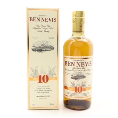 Ben Nevis 10 Year Old, Bourbon & Sherry Cask, 46% whisky bottle
