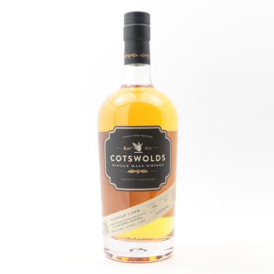 Cotswolds Single Cask, Cask #1908, 50% whisky bottle