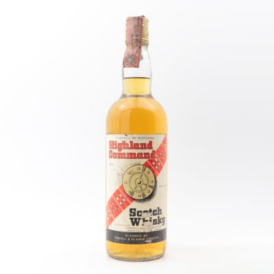 Highland Command, 43% whisky bottle