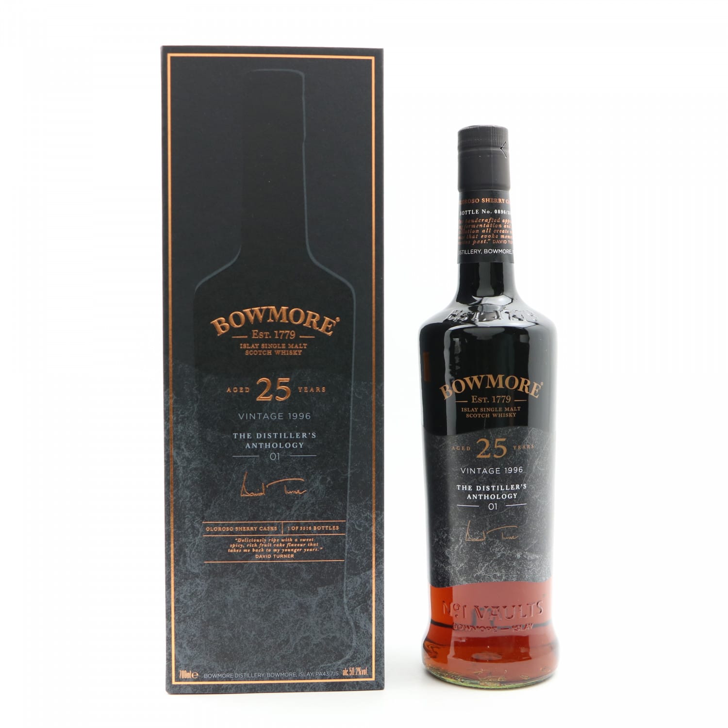 Bowmore 1996 25 Year Old The Distiller s Anthology No1 The 145th bowmore-1996-25-year-old-the-distiller-s-anthology-no1-the-145th