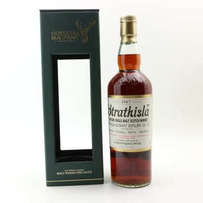 Strathisla Distillery Labels 48 Year Old, Sherry Cask, 1967, Gordon & MacPhail, 43% whisky bottle