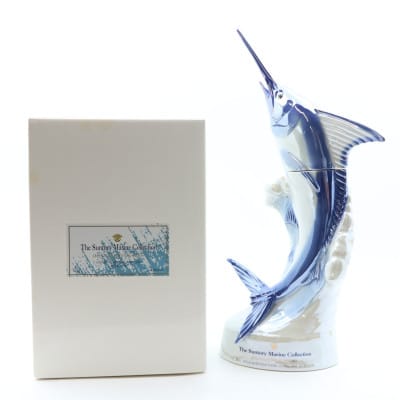 Suntory Marine Collection Blue Marlin Decanter, 1989, 43% whisky bottle