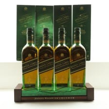 JOHNNIE WALKER GREEN LABEL 15 YEAR OLD TAIWAN WONDERS COLLECTION 4 X 70CL WITH STAND