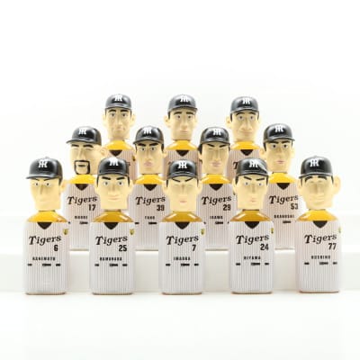 Hanshin Tigers Baseball Team Whisky Head 2003 Full Set 12 x 36cl