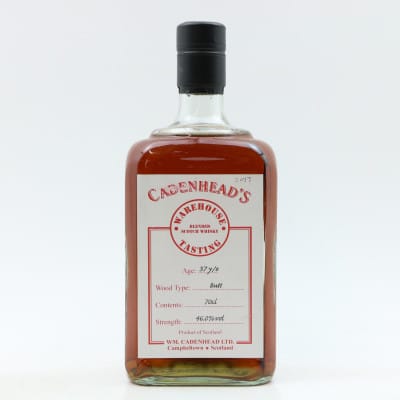Blended Scotch Whisky 37 Year Old Cadenhead’s Warehouse Tasting
