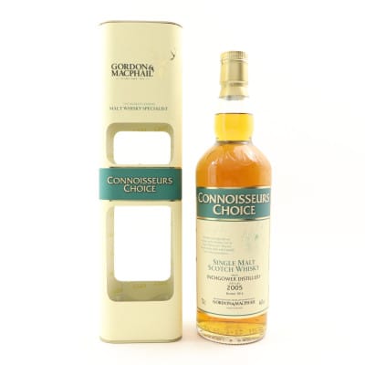 Inchgower Connoisseurs Choice, Sherry Cask, 2005, Gordon & MacPhail, 46% whisky bottle