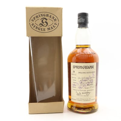 Springbank 1996 9 Year Old Marsala Wood