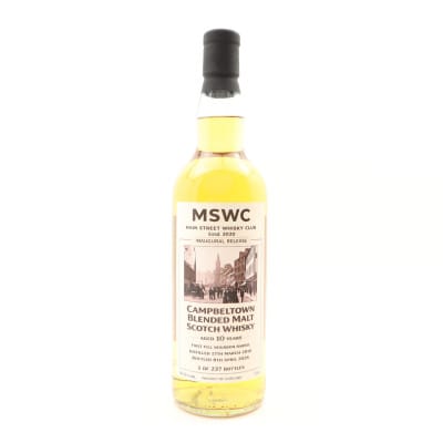 Campbeltown Blended Malt 2016 10 Year Old Main Street Whisky Club Innagural Release