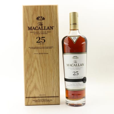 Macallan 25 Year Old Sherry Oak 2020 Release