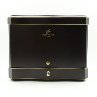 Remy Martin Wooden Chest Safe whisky bottle