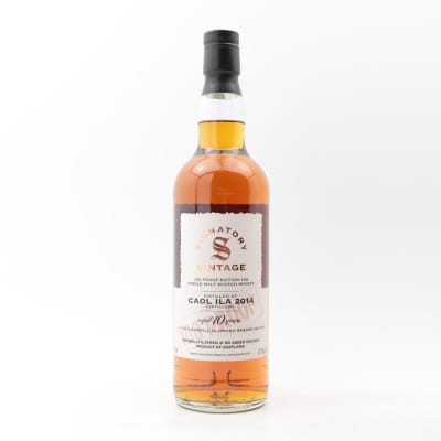 Caol Ila 100 Proof 10 Year Old, Oloroso Sherry Cask, 2014, Signatory Vintage, 57.1% whisky bottle