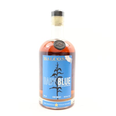 Balcones Baby Blue, Oak Cask, 46% whisky bottle