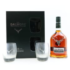 DALMORE 15 YEAR OLD 2 X GLASSES SET