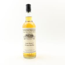 SPRINGBANK CASK OWNERS PRIVATE BOTTLING