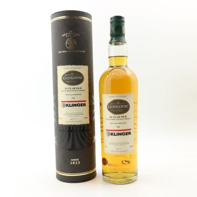 Glengoyne for Klinger 10 Year Old, 40% whisky bottle