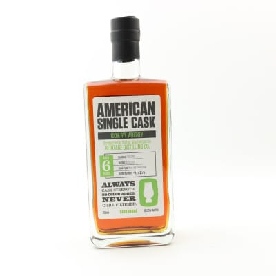 Heritage Distilling Co. 2015 6 Year Old 100% Rye Whiskey American Single Cask #4 75cl