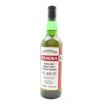 Cadenhead’s 1985 40 Year Old Highland Single Malt Enigma