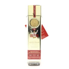 GOLD BAR JOE MONTANA LIMITED EDITION 75CL WITH COMMEMORATIVE PATCH