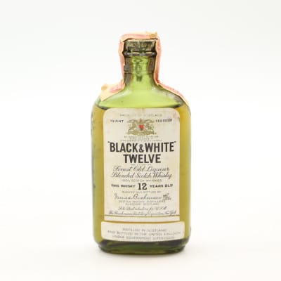 Black & White 12 Year Old Mini 1/8 Pint