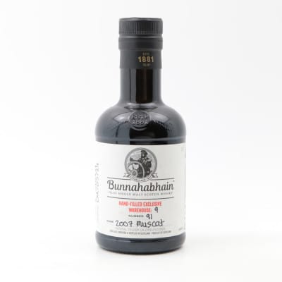 Bunnahabhain Hand Filled Exclusive Warehouse 9 Muscat 16 Year Old, Bourbon & Muscat Cask, Cask #91, 2024, 53.7% whisky bottle