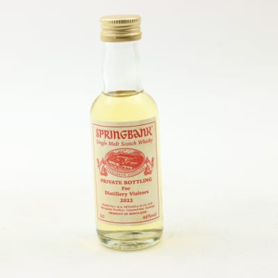 Springbank Private Bottling for Distillery Visitors 2022 Mini 5cl