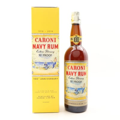 Caroni Navy Rum Extra Strong 90º Proof 100th Anniversary