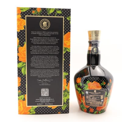 Chivas Royal Salute Richard Quinn Edition II Orange Roses 21 Year Old, Oak Cask, 2023, 40% whisky bottle