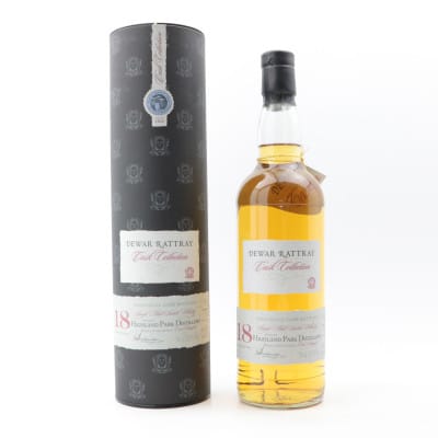 Highland Park 18 Year Old, Bourbon Cask, Cask #1913, 1989, A.D. Rattray, 53.5% whisky bottle