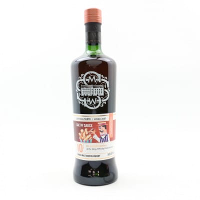 Caol Ila Salt 'n' Sauce 10 Year Old, First Fill Shaved, Toasted & Re-charred Barrique Cask, Cask #370, 2010, The Scotch Malt Whisky Society, 56.6% whisky bottle