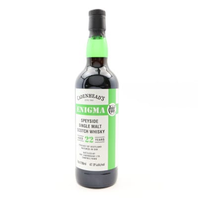 Cadenhead’s 2003 22 Year Old Speyside Single Malt Enigma