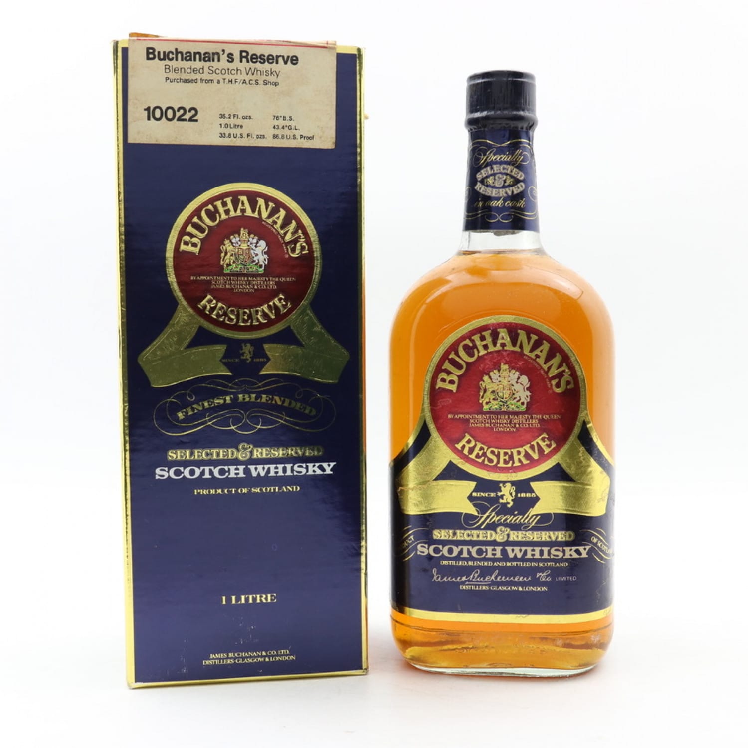 Buchanan's Reserve 1L The 142nd Auction Scotch Whisky Auctions